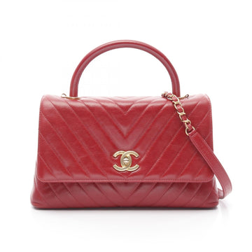Chanel Coco Handle Leather Handbag