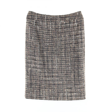 Chanel P26821V17016 Silk Wool Skirt