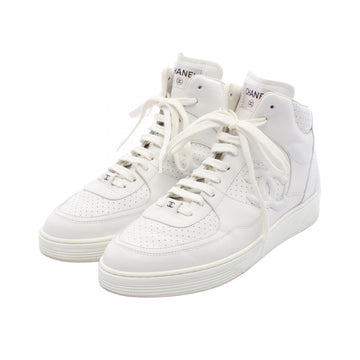 Chanel Coco Mark Leather Sneakers