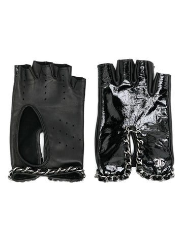 Fingerless Leather Gloves