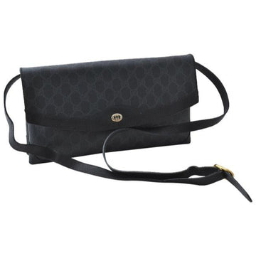 Gucci Supreme Guccissima Print Two Way Gray Leather And Gg Leather Shoulder Bag