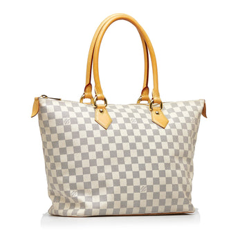 Louis Vuitton Saleya PM Damier Azur Leather/canvas