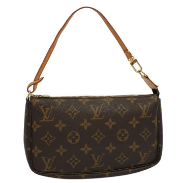 Louis Vuitton Pochette Accessoire  Canvas Clutch Bag