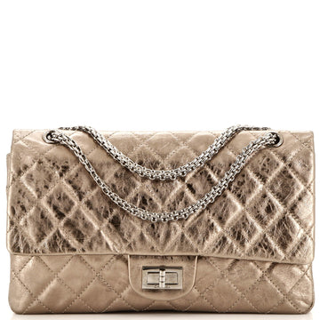 CHANEL Reissue 2.55 Flap Bag Quilted Metallic Aged Calfskin 227