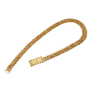 Chanel Gold-Plated Coco Mark Belt 97A