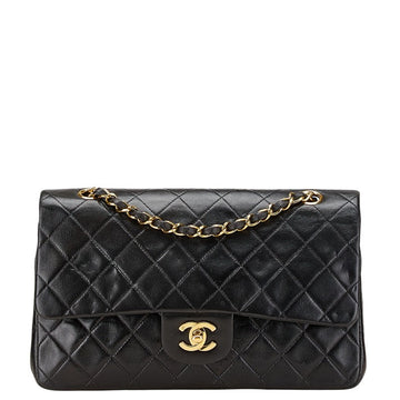 Chanel Matelasse 25 Lambskin Double Flap Chain Shoulder Bag