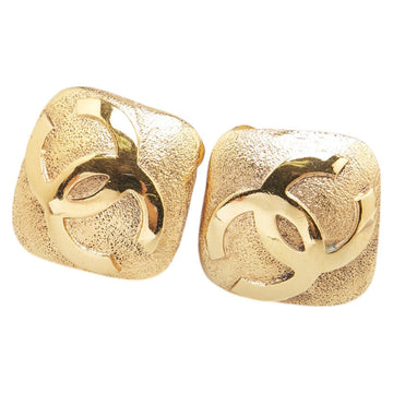 Chanel Coco Mark Rhombus Earrings