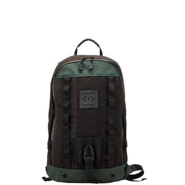 Chanel Coco Mark Sports Line Canvas Nylon Backpack