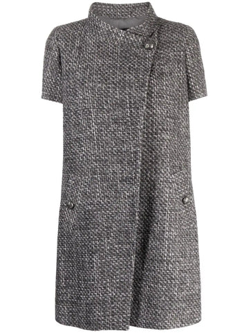 Short-sleeved Elongated Cotton Jacket