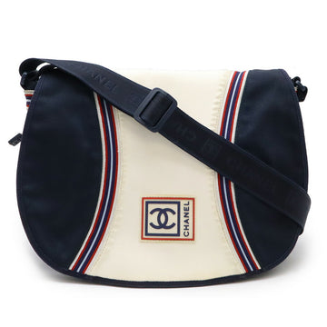 Chanel Nylon Canvas Coco Mark 2way Shoulder Bag