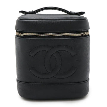 Chanel Coco Mark Caviar Skin Vanity Bag