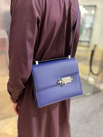 Hermes verrou 21 leather bag