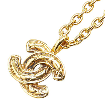 Chanel Coco Mark Matelasse Necklace