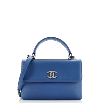 CHANEL Trendy CC Top Handle Bag Calfskin Small