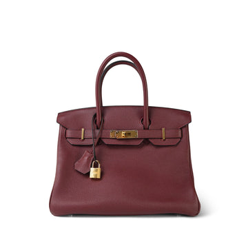 Birkin 30 Rouge H Veau Togo  Y Stamp