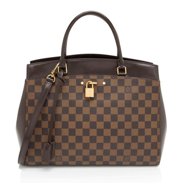 Louis Vuitton Damier Ebene Rivoli MM Satchel