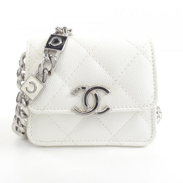 Chanel AP2759 Caviar Skin Chain Clutch