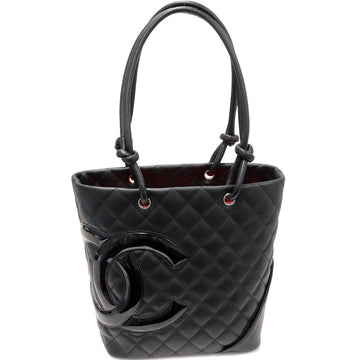 Top Quality Chanel Cambon Line Leather Enamel Shoulder Tote Bag A25167