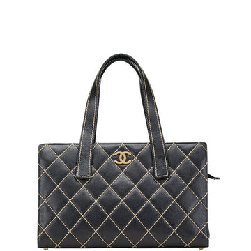 Chanel Matelasse Wild Stitch Leather Handbag