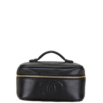 Chanel Coco Mark Caviar Vanity Bag