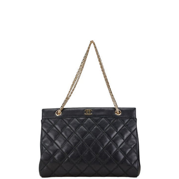 Chanel Bicolore Coco Mark Leather Chain Shoulder Bag