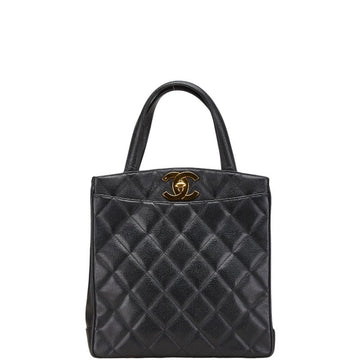 Chanel Coco Mark Matelasse Caviar Skin Handbag