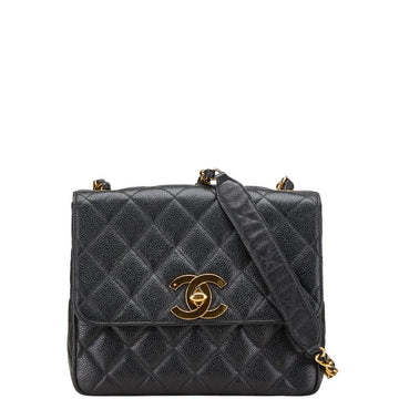 Chanel Deauville Caviar Shoulder Bag