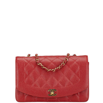 Chanel Diana 25 Caviar Shoulder Bag