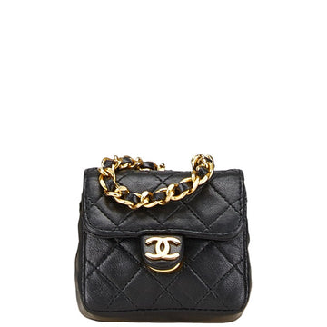 Chanel Coco Mark Micro Mini Matelasse Lambskin Shoulder Bag