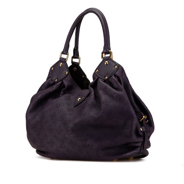Purple Louis Vuitton Monogram Mahina L Hobo Bag