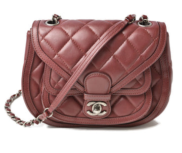 Top Quality Chanel Leather Chain Shoulder Saddle Bag