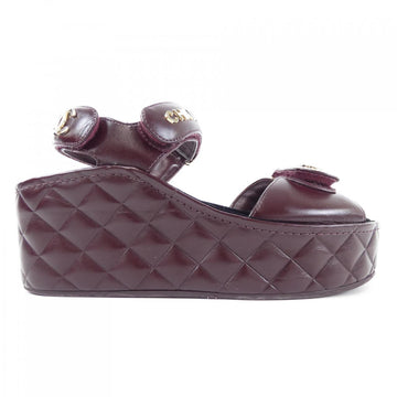 Chanel G37454X56169 Shiny Calfskin Sandals
