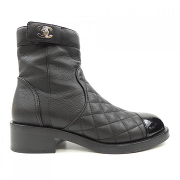 Chanel G36763Y55020 Calfskin  Calfskin Boots