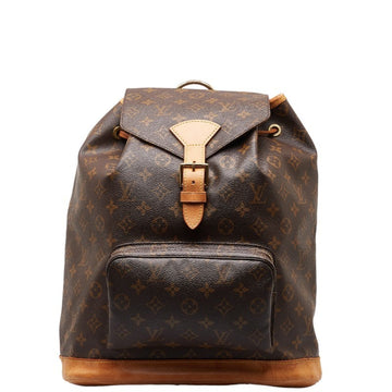 Louis Vuitton Montsouris  Canvas Backpack Bag