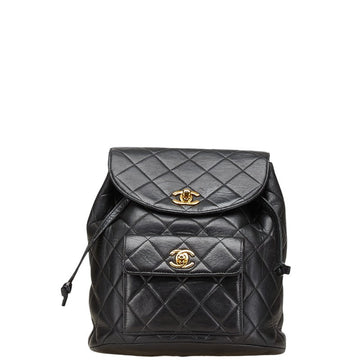 Chanel Coco Mark Matelasse Lambskin Backpack