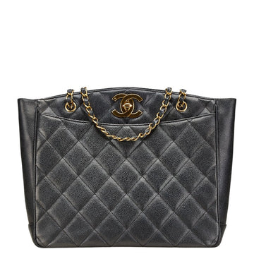 Chanel Coco Mark Matelasse Caviar Skin Shoulder Bag