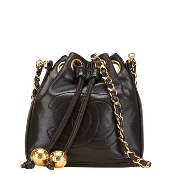 Chanel Coco Mark Lambskin Shoulder Bag