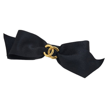 Chanel Coco Mark Satin Barrette