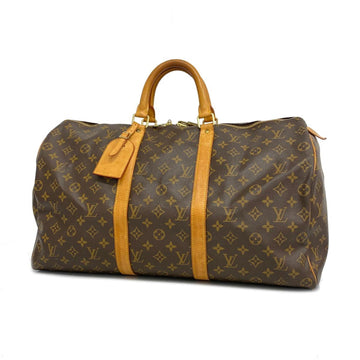 Louis Vuitton Keepall 55  Canvas Travel Bag