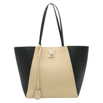 Louis Vuitton Lockme  Leather Tote Bag
