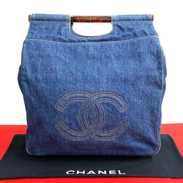Chanel Coco Mark Denim Handbag