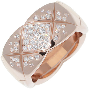 Chanel Coco Crush Au750 Diamond Ring Size 17