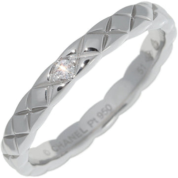 Chanel Coco Crush Pt950 Diamond Ring Size 10.5