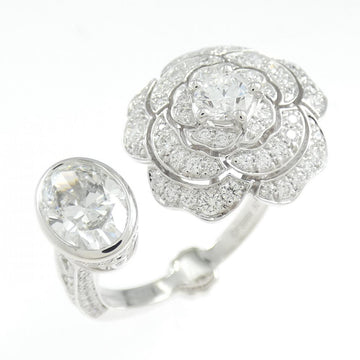 Chanel Camelia 750 White Gold Diamond Ring
