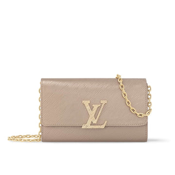 LV POCHETTE LOUISE BAG CHAMPAGNE 22CM M12789