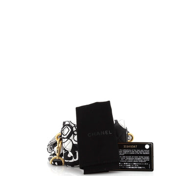 Deer Coco Flap Clutch with Strap Bag Quilted Printed Canvas Mini