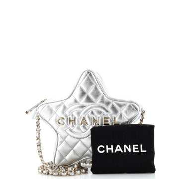 CC Walk of Fame Star Bag Quilted Metallic Lambskin