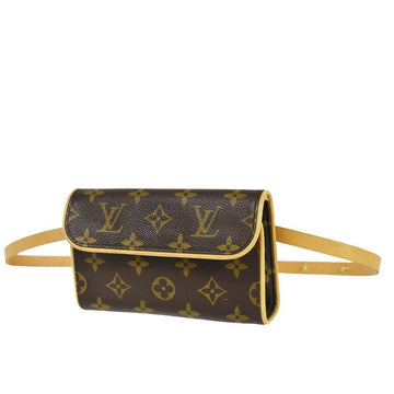 Louis Vuitton Pochette Florentine  Canvas Clutch Bag