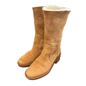 Chanel Coco Mark Shearling Short Boots