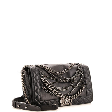 Boy Flap Bag Enchained Lambskin New Medium